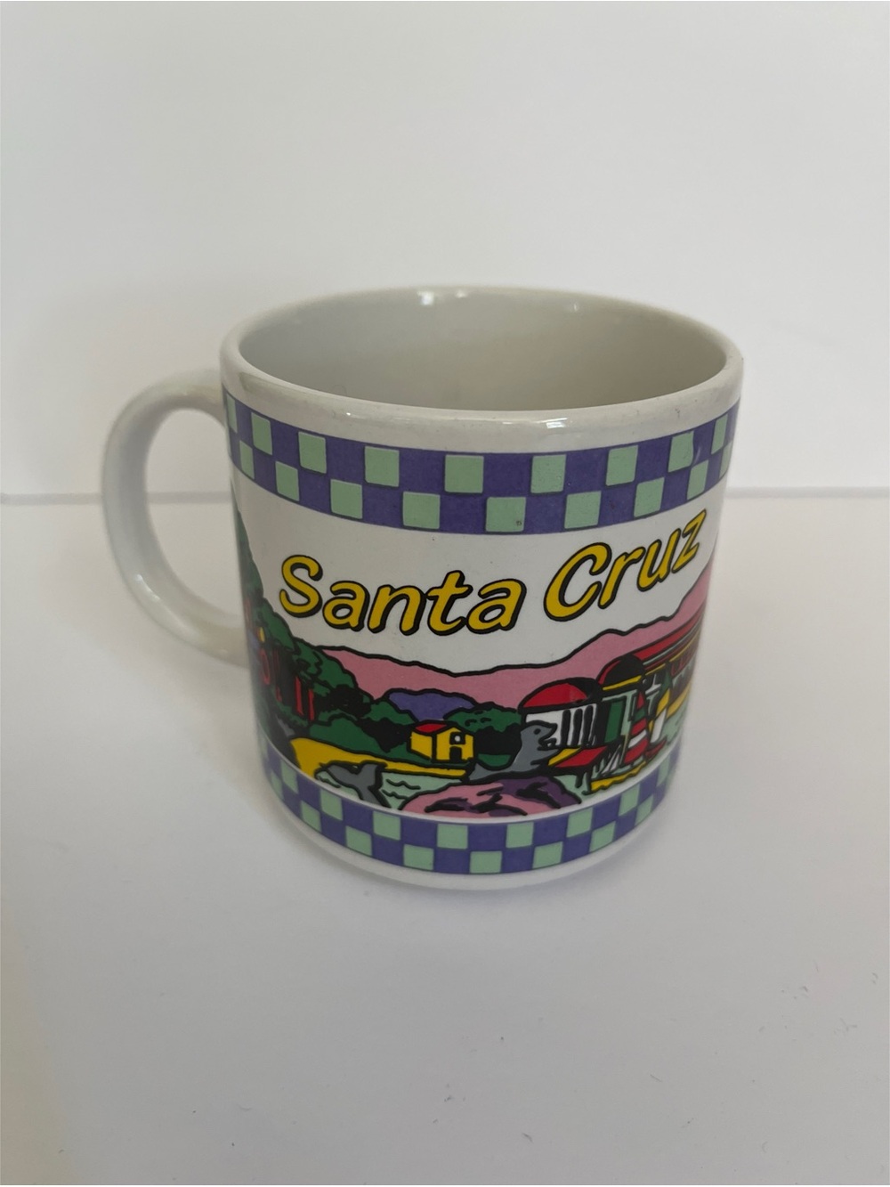 Vintage Santa Cruz Souvenir Ceramic Mug